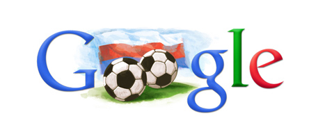 логотип Google з помилково російським прапором